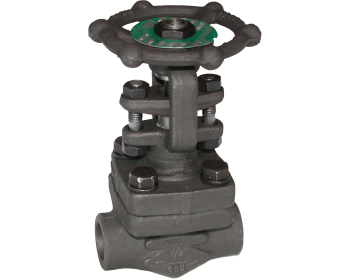 Carbon steel A105N globe valve 402 TRIM 8 600 lbs SW 1/2''